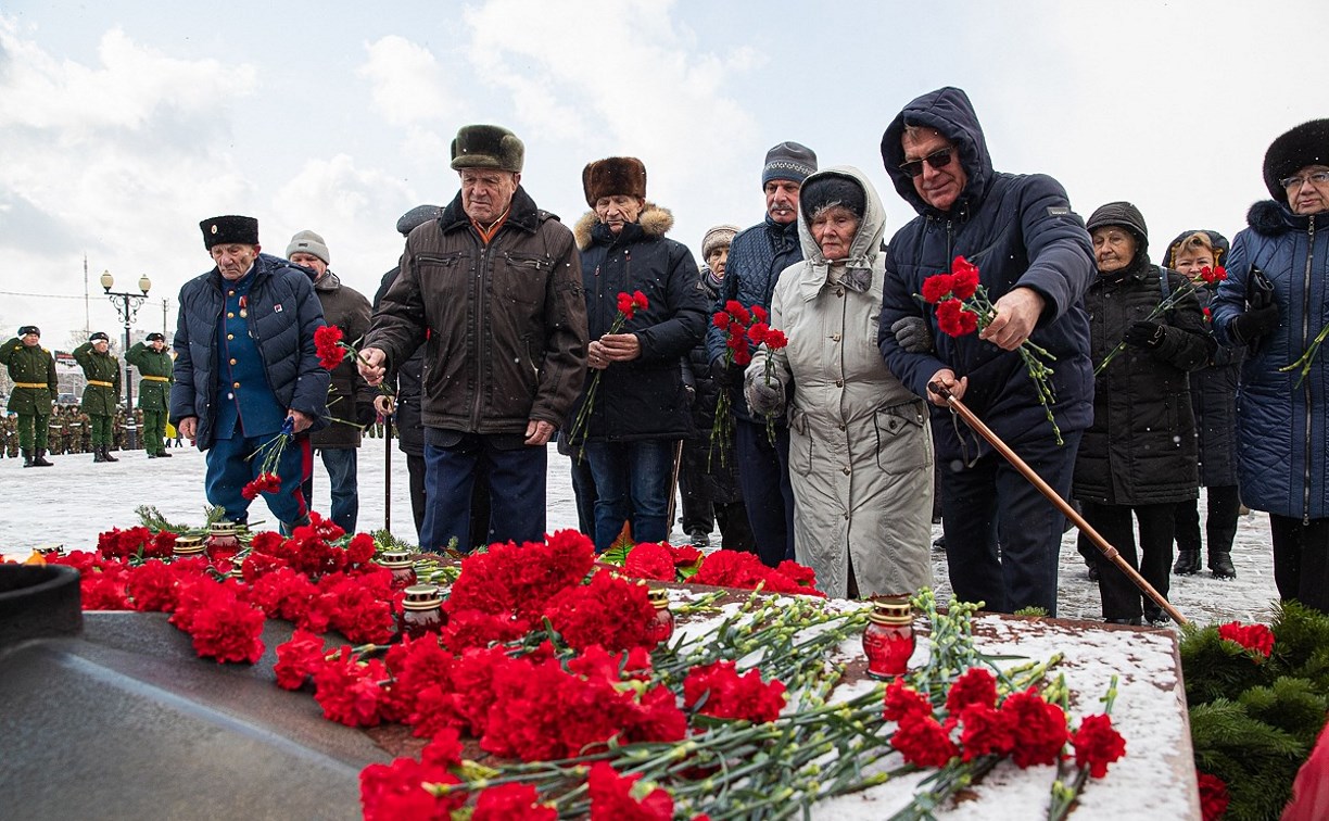 В Сахалинской области почтили память Неизвестного солдата