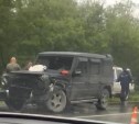"Гелендваген" и грузовик столкнулись на объездной дороге на Новотроицкое