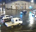 В Южно-Сахалинске выпал снег