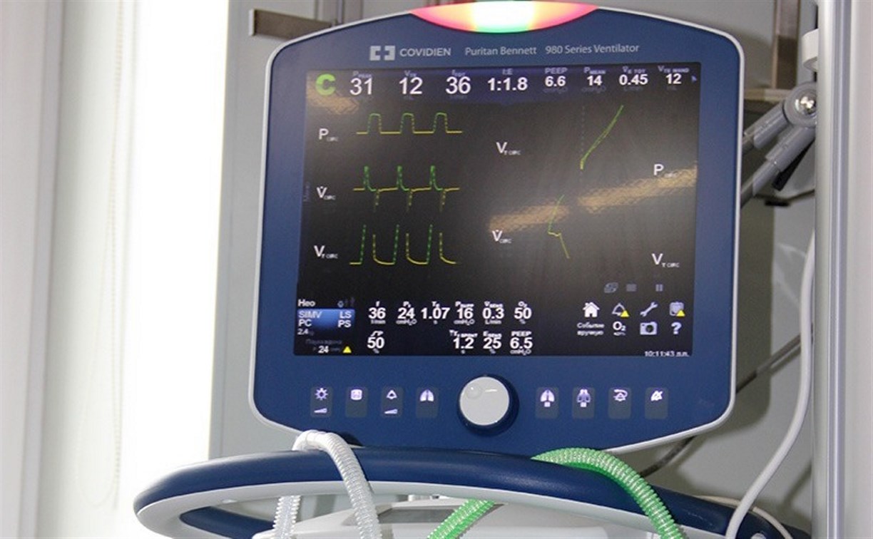 Сахалинские больницы получили 40 аппаратов искусственной вентиляции легких