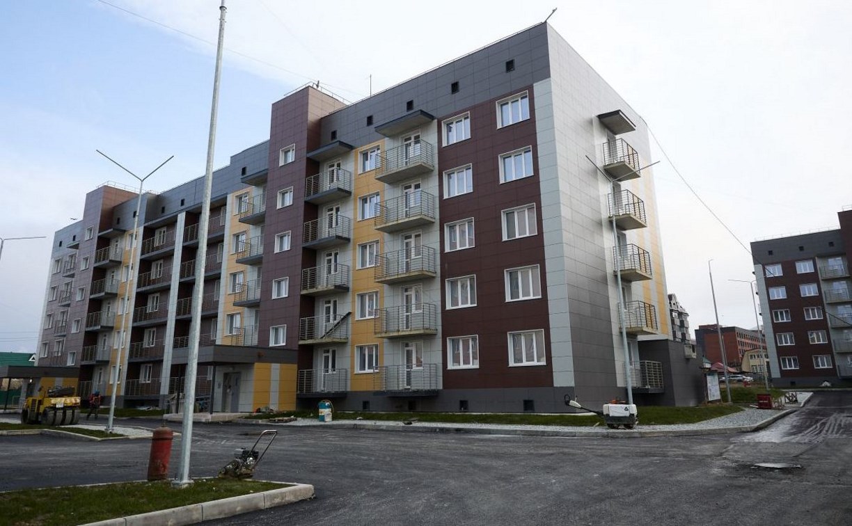 Заселение домов для переселенцев на улице Больничной в Южно-Сахалинске начнется в этом году