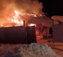 В Тымовском загорелся жилой дом