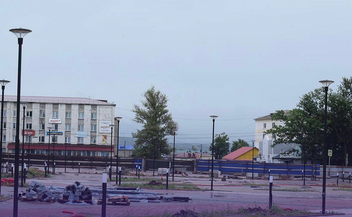 Фонтан на площади в Александровске-Сахалинском появится в 2025 году