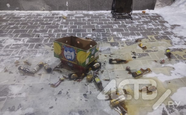Росгвардейцы вычислили воришку в Долинске по разбитым бутылкам со спиртным