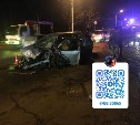Женщина за рулём Toyota Raum получила травмы: детали ДТП возле психбольницы в Южно-Сахалинске