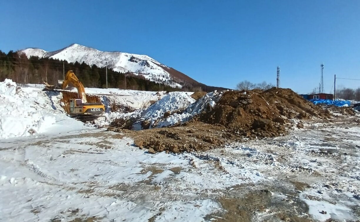 В Долинском районе начали строить новую школу 