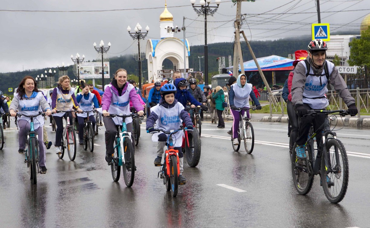 В Южно-Сахалинске прошёл большой велопарад