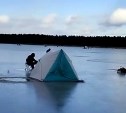Пошла жара: сахалинские рыбаки шлют отчёты с Малого Буссе, где едва встал лёд
