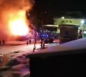 Магазин открытым пламенем горел в Тымовском