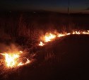 В Томаринском районе пожарные выезжали на тушение травы