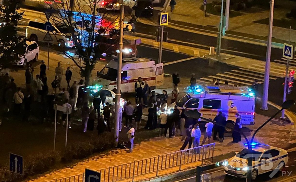 Пенсионерка пострадала в ночной аварии в Южно-Сахалинске