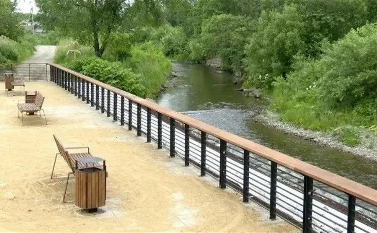 В Долинске летом откроется благоустроенная набережная