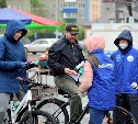 Около ста участников собрала акция "На работу на велосипеде" в Южно-Сахалинске