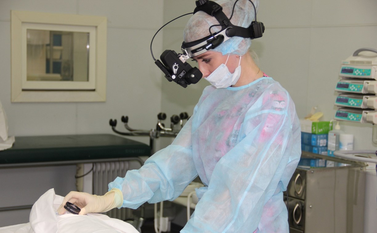 На Сахалине появилось оборудование, спасающее зрение недоношенным детям