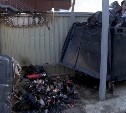 Неизвестные пироманы за два дня сожгли четыре мусорные площадки в Южно-Сахалинске