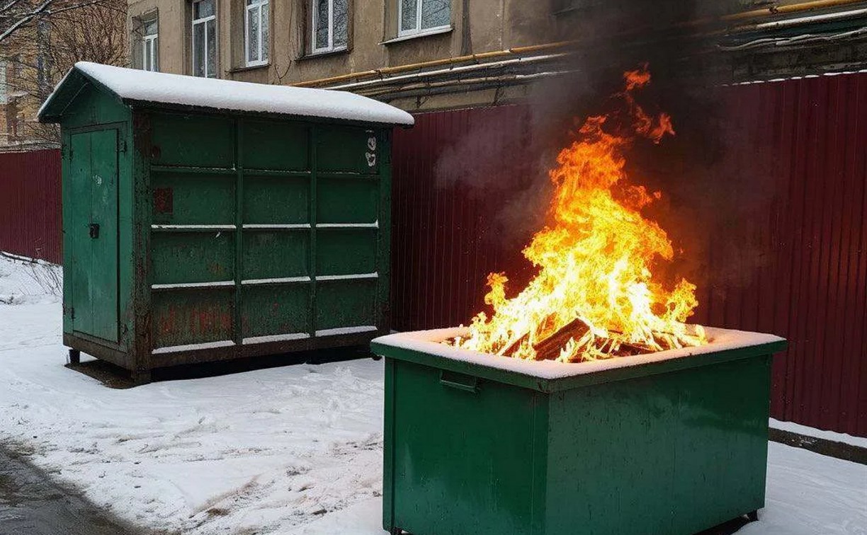 В Корсакове пожарные потушили возгорание на Приморском бульваре