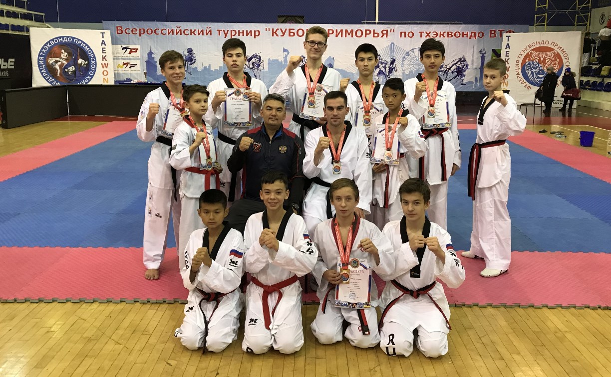 На турнире по тхэквондо «Кубок Приморья – 2019» корсаковцы завоевали 9 медалей