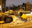 Планы по расчистке снега в ночь с 16 на 17 января в Южно-Сахалинске