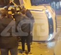 Очевидцев аварии с участием служебного автомобиля ППС около "Столицы" ищут в Южно-Сахалинске