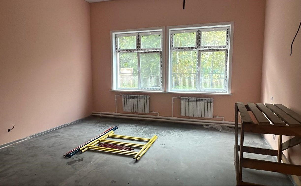 В селе Молодежном с опережением завершают капитальный ремонт школы