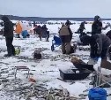 Лёд на юго-восточном побережье Сахалина превратился в наважье "кладбище"