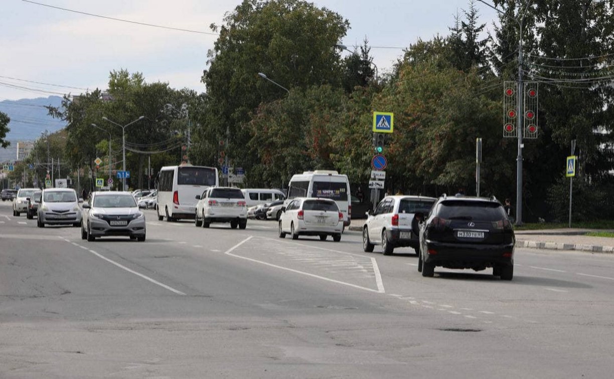 ГИБДД обдумывает новые изменения на дорогах Южно-Сахалинска из-за ремонта на Комсомольской-Емельянова