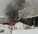 Пожар на улице Крюкова потушен в Южно-Сахалинске