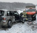 Водитель потерял сознание: появились фотографии жёсткого ДТП в Первой Пади