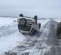 Автомобиль перевернулся на дороге возле Стародубского