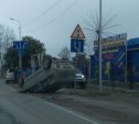 Автомобиль перевернулся в Новоалександровске
