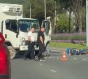 Мотоциклист скончался после жёсткого ДТП с грузовиком  в Южно-Сахалинске