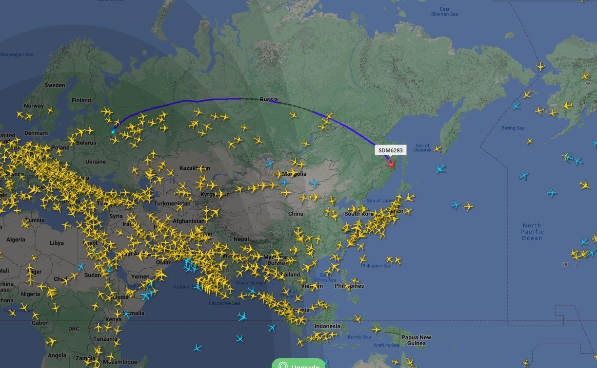 Самолёт из Москвы прибудет на Сахалин с опозданием