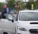Рейд на дорогах провели силовики в Южно-Сахалинске