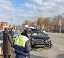 Двум водителям потребовалась разовая медпомощь после ДТП в Южно-Сахалинске