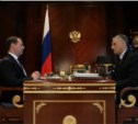Председатель правительства РФ встретился с губернатором Сахалинской области