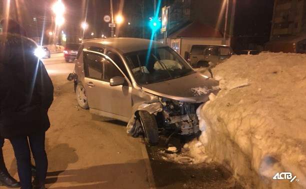 В Луговом произошло ДТП с участием двух автомобилей