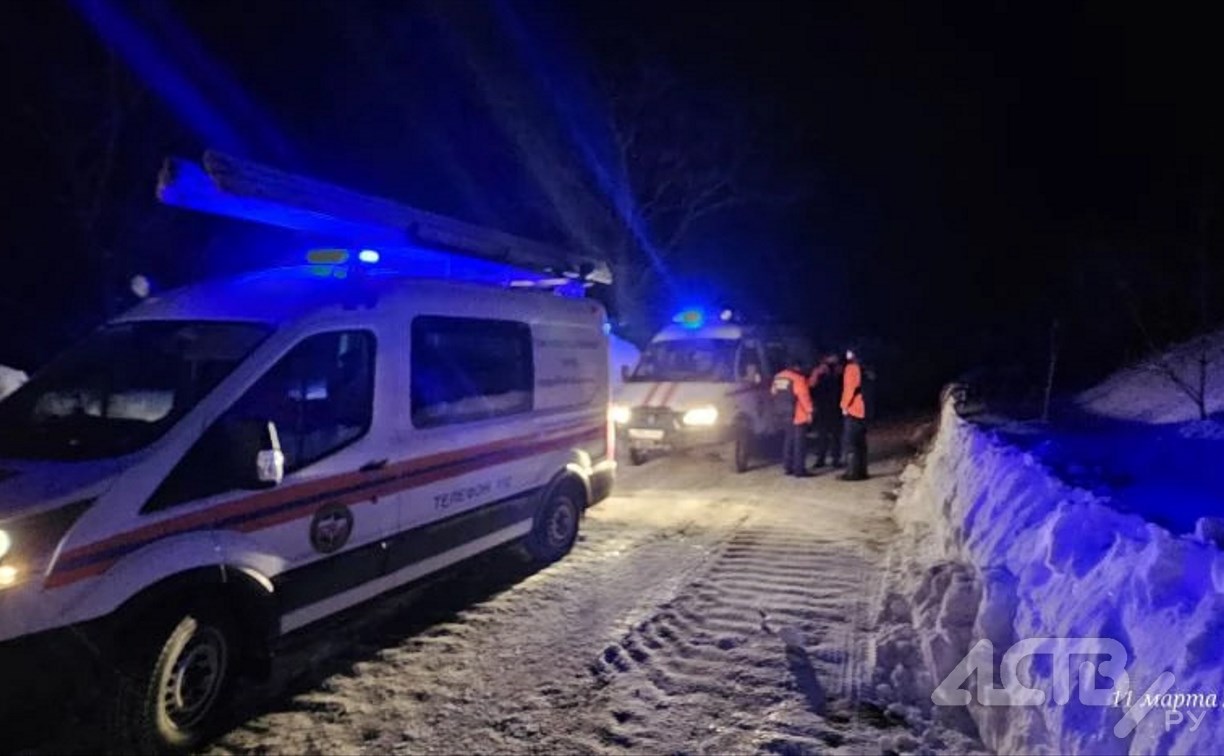 Ночь в лесу, дрон в небе: двух сноубордистов спасли на юге Сахалина