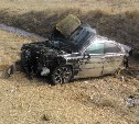 Toyota Crown разбилась в Томаринском районе