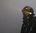 В Корсакове пожарные потушили шкаф