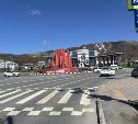 В Южно-Сахалинске подняли пешеходный переход и остановили автогонки