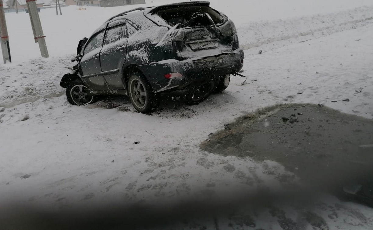 Два пассажира Кia Bongo пострадали при ДТП в Березняках