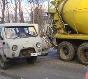 Три автомобиля попали в ДТП на улице Железнодорожной в Южно-Сахалинске