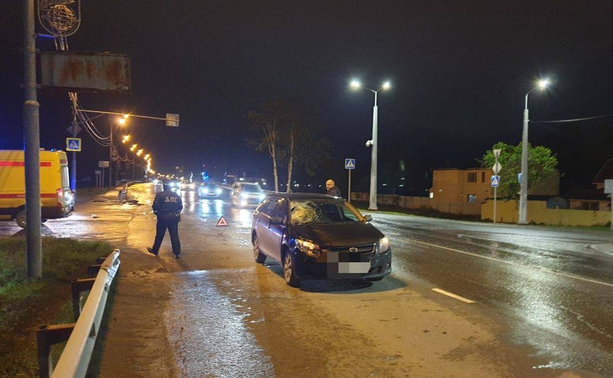Водитель сбил пешехода на проспекте Мира в Южно-Сахалинске