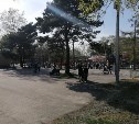 Южносахалинцам объяснили причину огромной очереди за билетами на аттракционы в парке