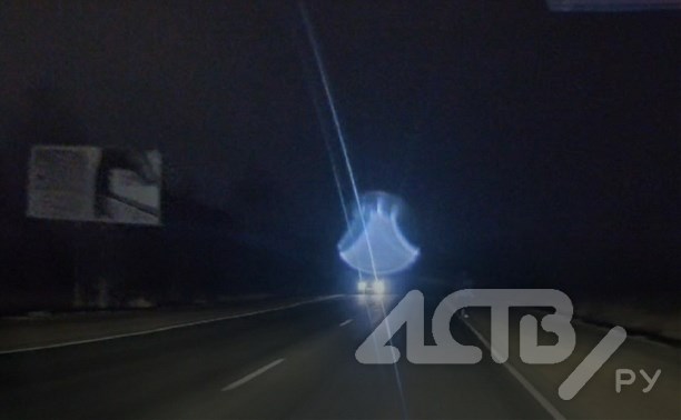 Сахалинец показал, как "видно" пешеходов на неосвещённой трассе