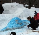 Конкурс снежных фигур пройдет в городском парке Южно-Сахалинска