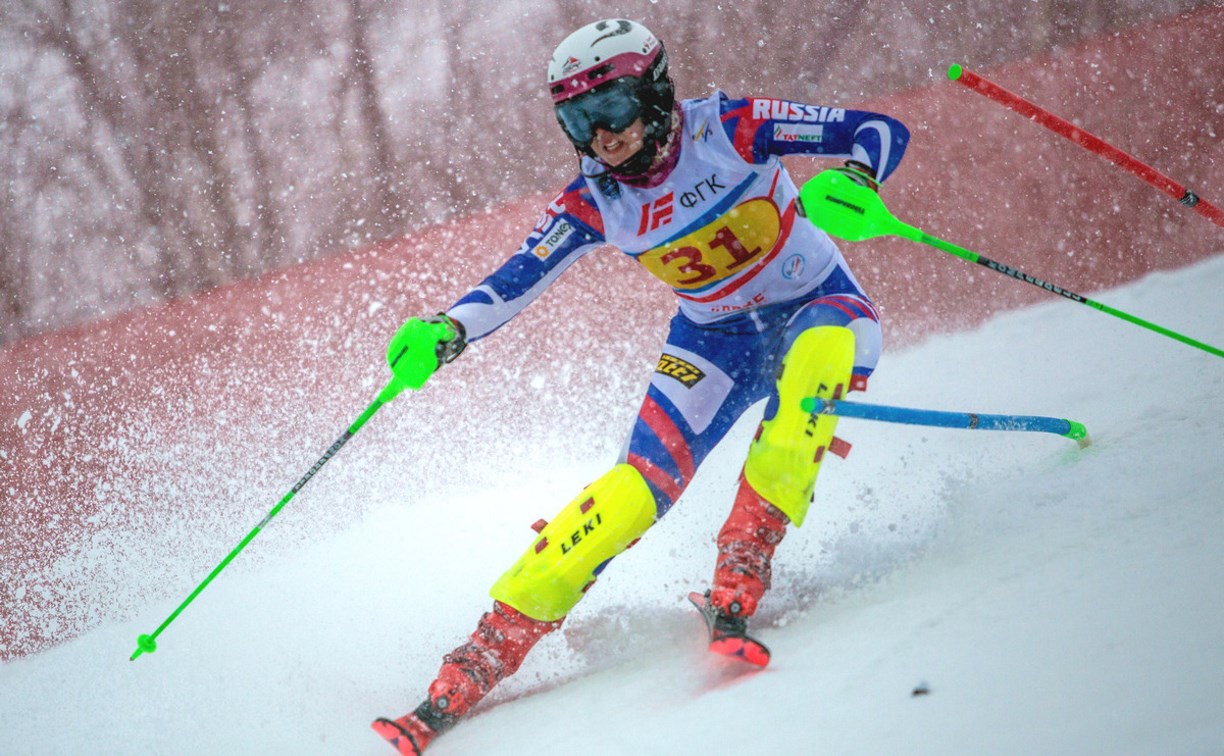 На Сахалине завершилось юниорское первенство России по горнолыжному спорту