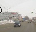 Микроавтобус и седан столкнулись на улице Железнодорожной в Южно-Сахалинске