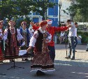 Ансамбль казачьей песни «Воля» поздравил южносахалинцев с предстоящим Днем города