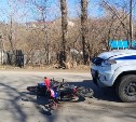ГАИ: подросток на питбайке врезался в автомобиль ДПС на Сахалине